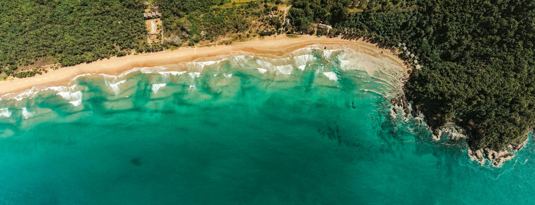 Illustrative tropical coastline