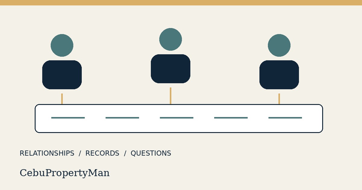 Original equal-status people symbols linked to a records panel; no heir priorities or shares.