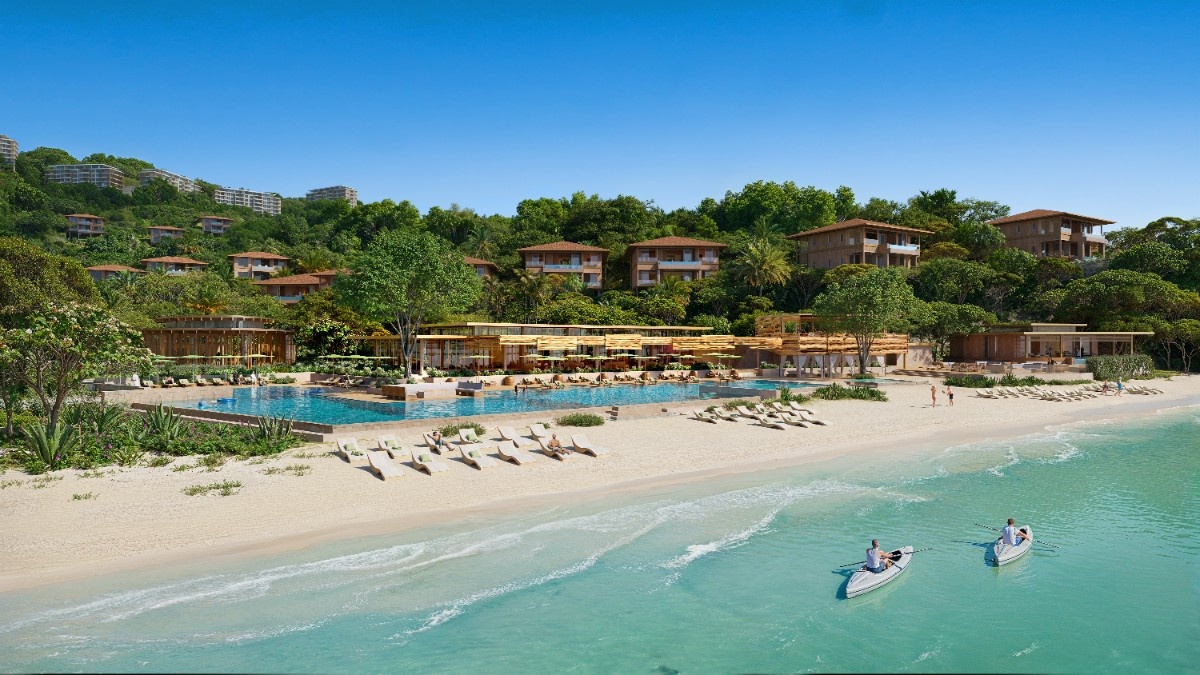 Cabo San Diego — Beach Club pool; artist’s illustration