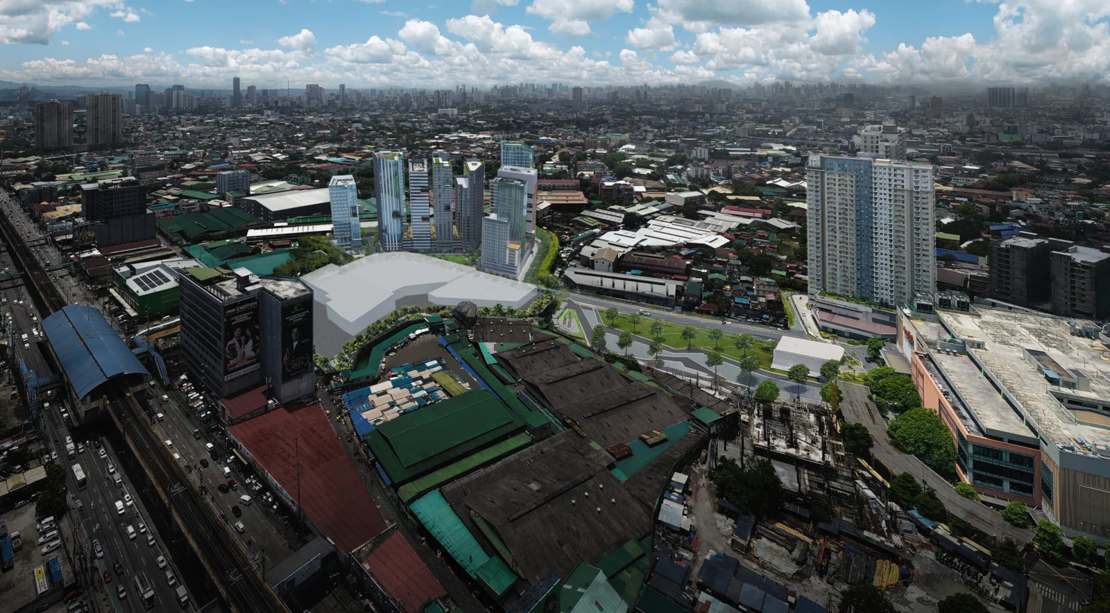 Developer marketing imagery for Cloverleaf. Confirm current site condition; proposed designs and model presentations are illustrative.