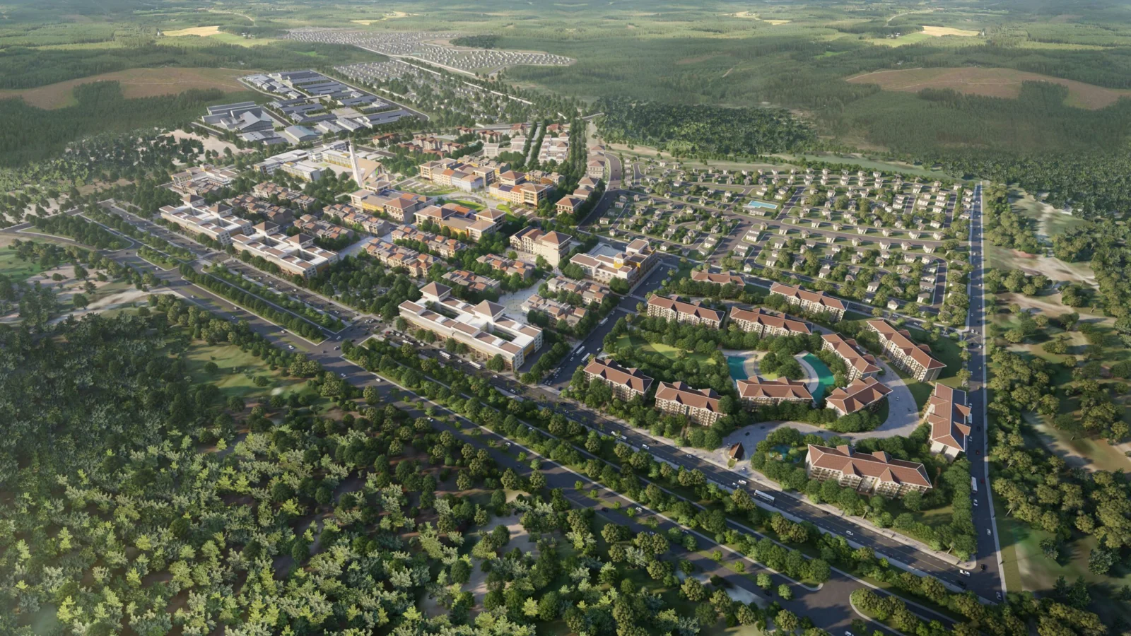 Developer marketing imagery for Cresendo. Confirm current site condition; proposed designs and model presentations are illustrative.