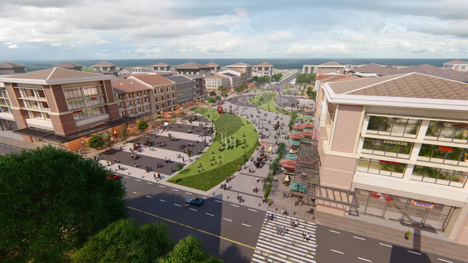 Developer marketing imagery for Cresendo. Confirm current site condition; proposed designs and model presentations are illustrative.