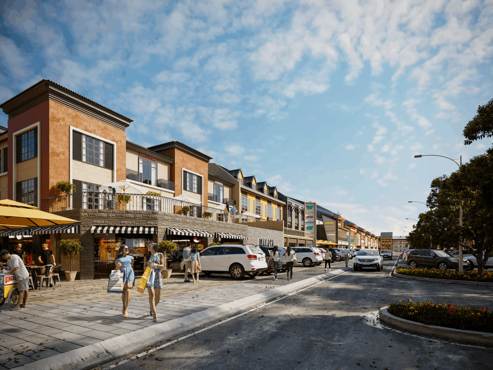 Developer marketing imagery for Cresendo. Confirm current site condition; proposed designs and model presentations are illustrative.