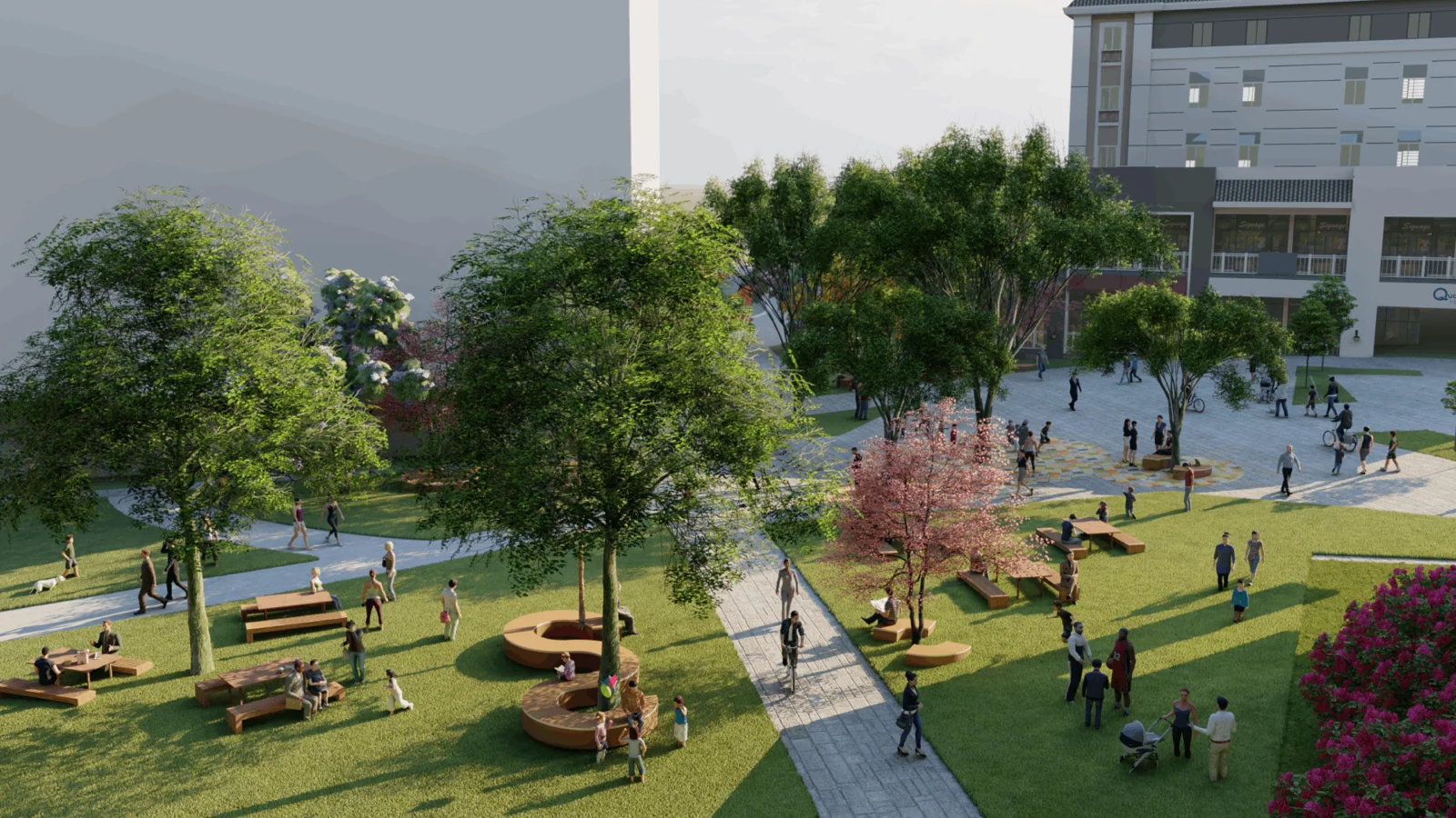 Developer marketing imagery for Altaraza. Confirm current site condition; proposed designs and model presentations are illustrative.