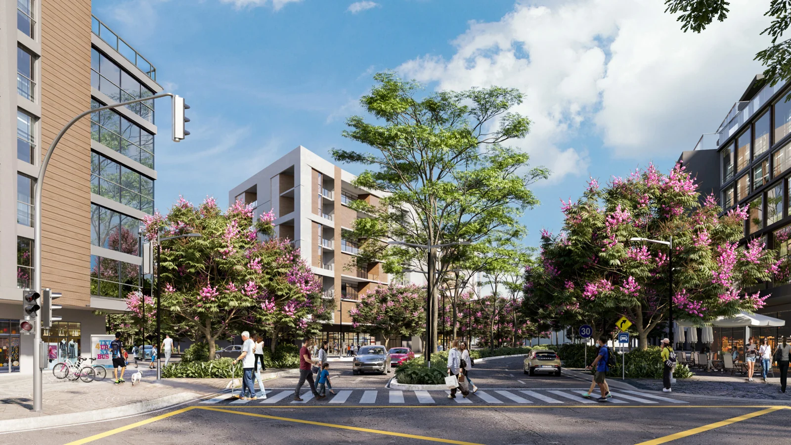 Developer marketing imagery for Ascenda. Confirm current site condition; proposed designs and model presentations are illustrative.