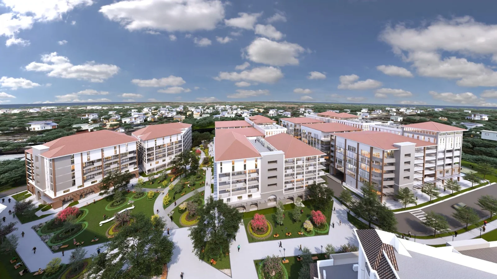 Developer marketing imagery for Altaraza. Confirm current site condition; proposed designs and model presentations are illustrative.